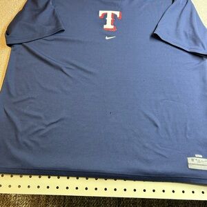 Nike Authentic Collection Texas Rangers Baseball Fit Dry‎ XXL Shirt